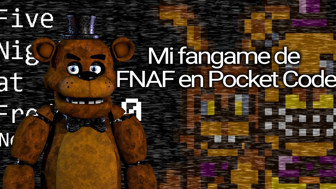 Mi Fan Game de fnaf hecho en pocket code!!