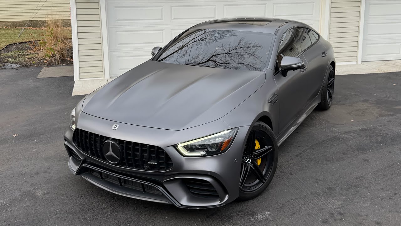 Идеальный AMG! Диски GT63, ​​обтянутые матовой темно-серой пленкой, выглядят потрясающе! 🔥🥵