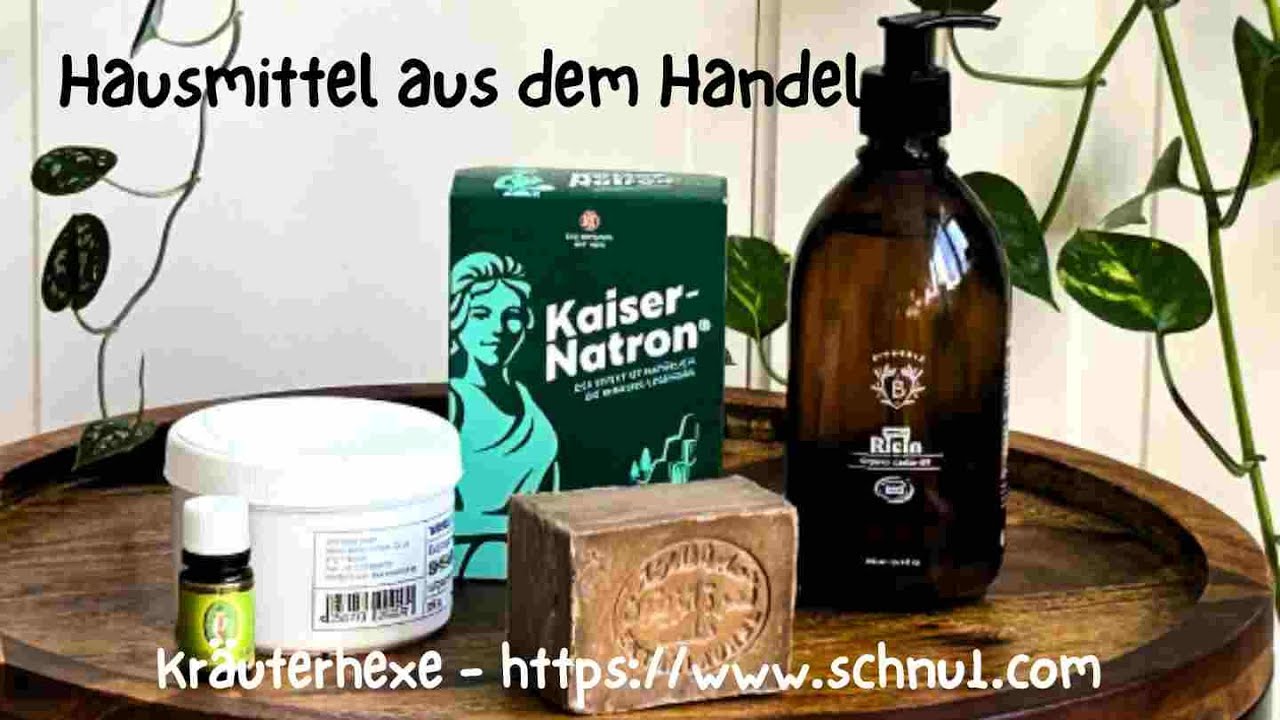 HAUSMITTEL AUS DEM HANDEL - Rizinus&ouml;l, Natron, Sheabutter, Alepposeife und Eukalyptus&ouml;l
