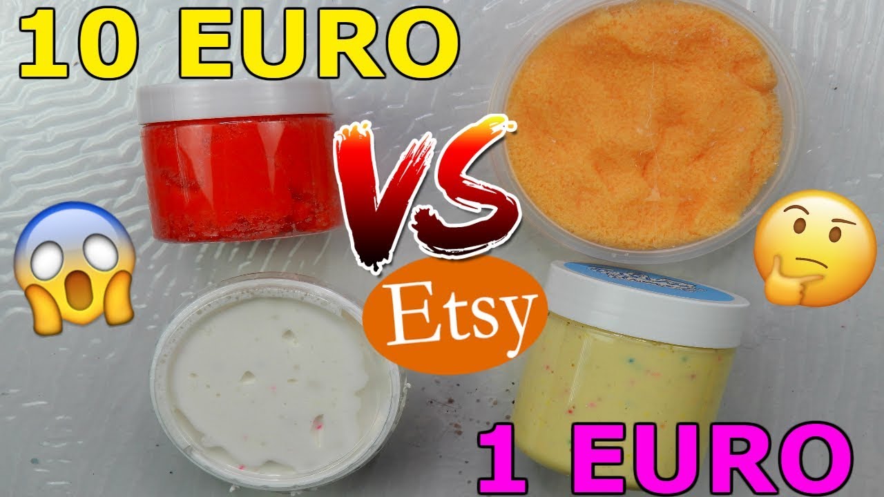 SLIME COMPRATI DA 10 EURO CONTRO SLIME 1 EURO DA ETSY *FATTI IN CASA!* Iolanda Sweets