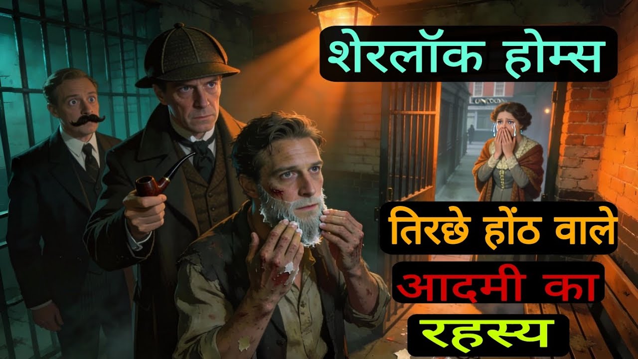 शेरलॉक होम्स। तिरछे होंठ वाले आदमी का रहस्य। Sherlock Holmes In Hindi। Detective Story in hindi