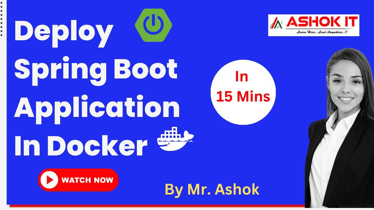 Dockerizing Springboot Application | Docker @Ashok IT