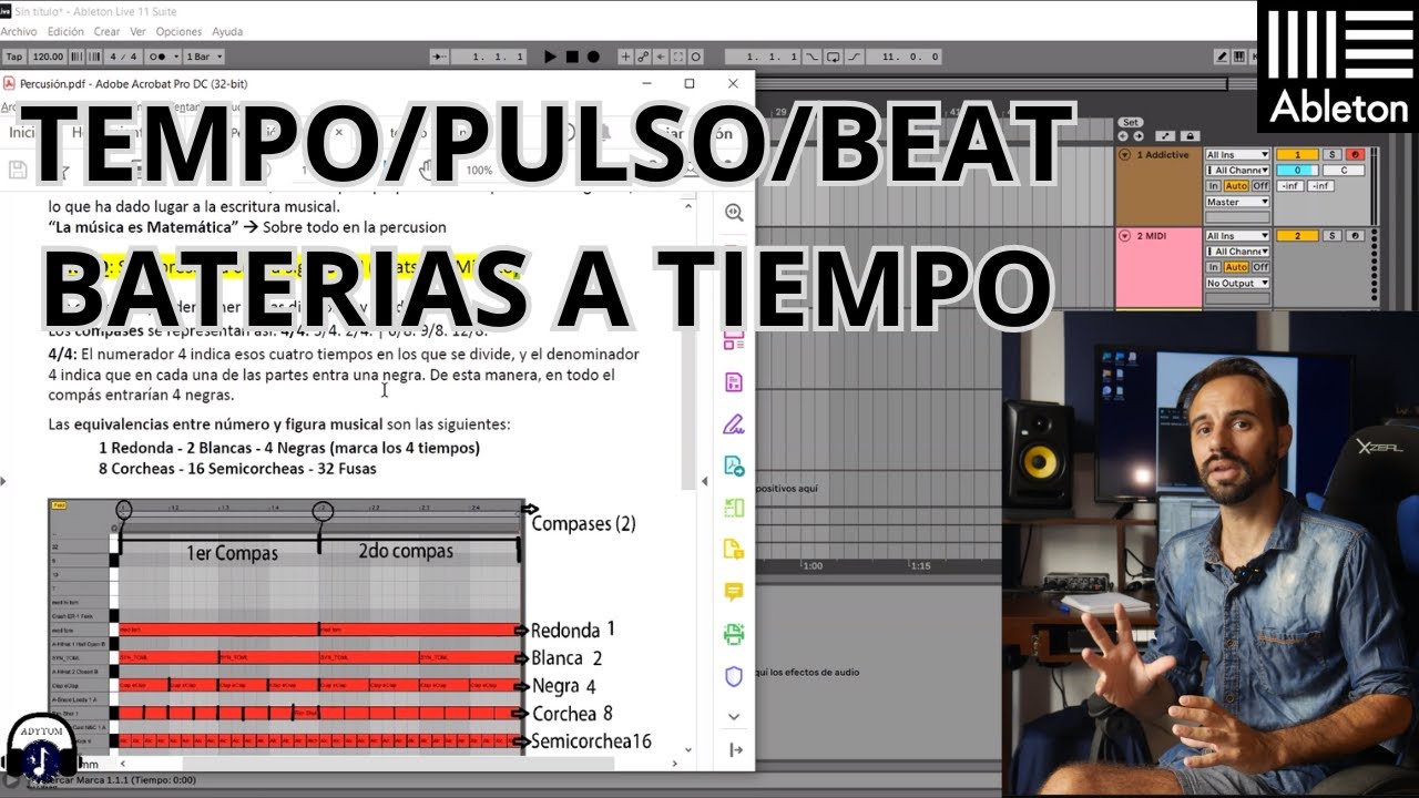 Hacer Baterías en Ableton live | Drum rack | que es el TEMPO en música #ableton