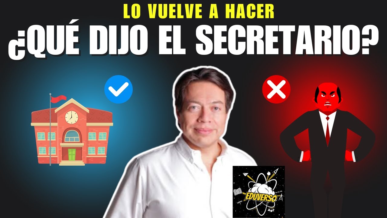 ✅EDUVERSO👉Mario Delgado, numeros y resultados | La matricula disminuye | Evaluación de docentes
