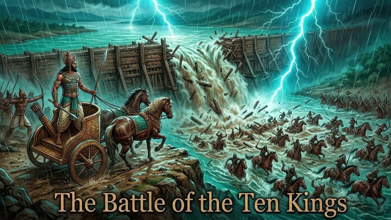 The Battle of the Ten Kings - Rigveda Epic War Music | Dasharajna