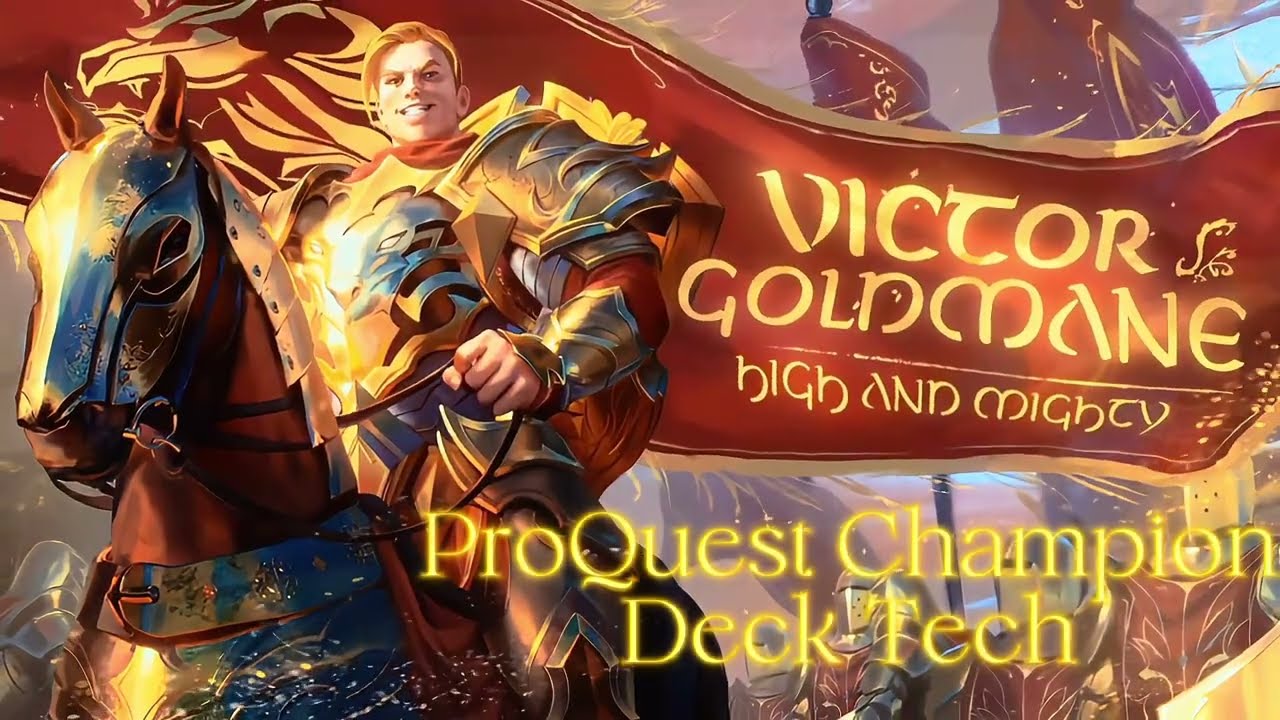 Taking down a ProQuest with Victor Goldmane! | PQ Champion Analysis and Decktech | Flesh and Blood