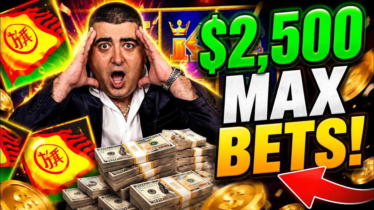 The Entire Casino Floor Froze When This Hit - $2,500 MAX BET