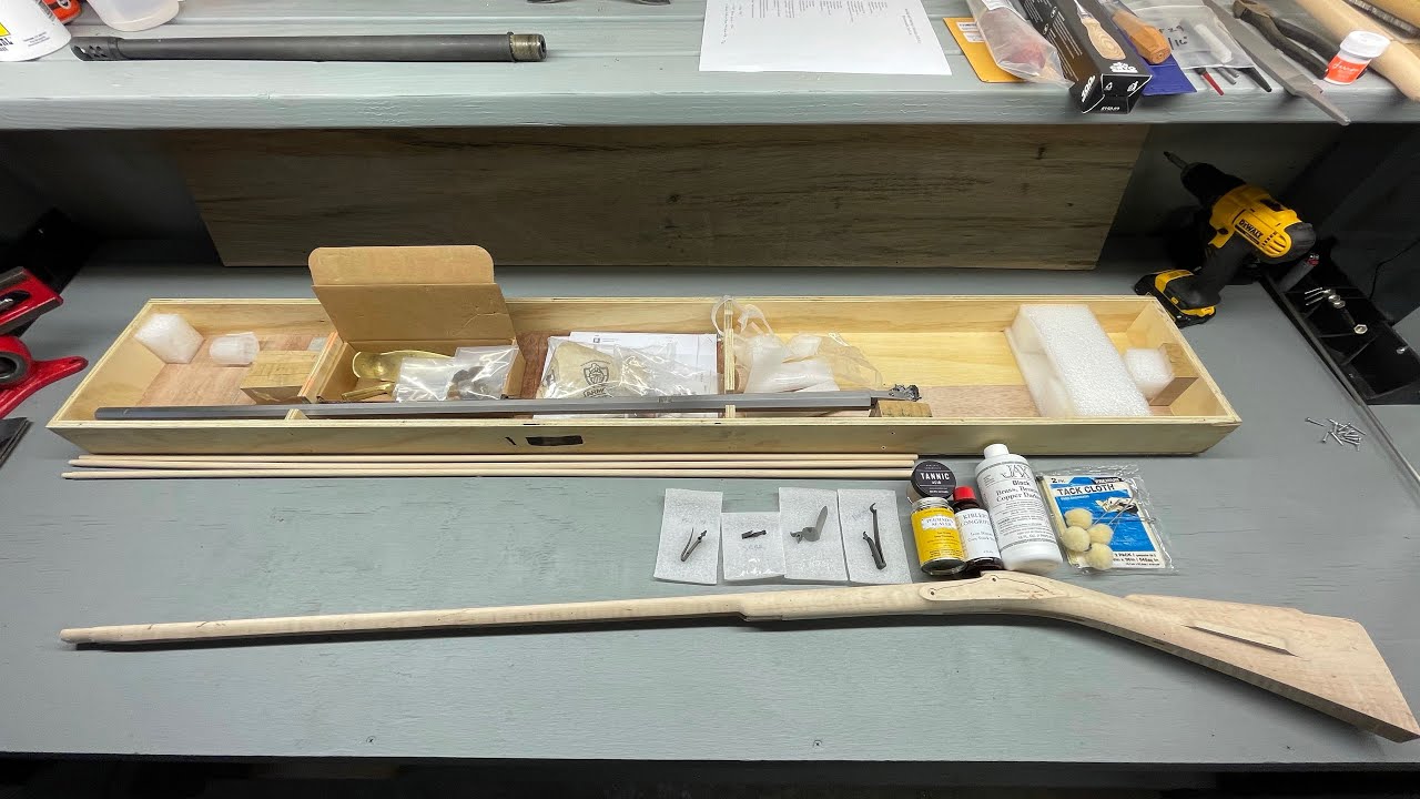 Комплект Kibler Colonial American Longrifle — распаковка набора