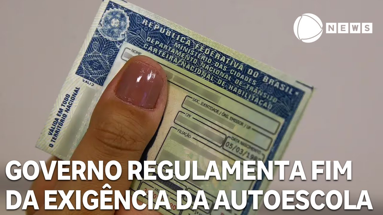 Governo regulamenta fim da exigência da autoescola para tirar CNH
