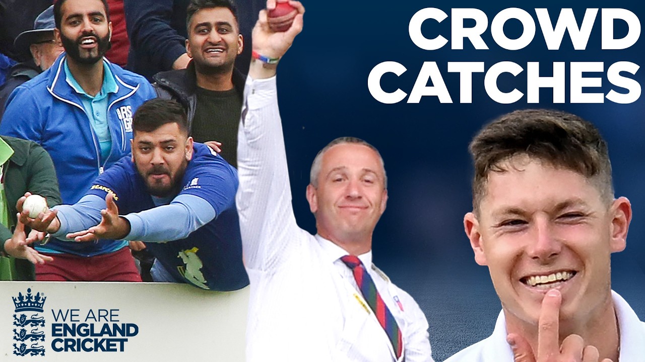 Unbelievable & Funniest Crowd Catches in Cricket! 😂 | Best Spectator Grabs