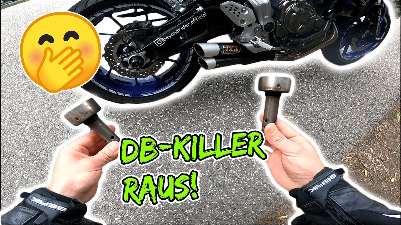 Yamaha MT07 Ixil Hyperlow OHNE DB-KILLER fahren 🙉 (das wird laut)