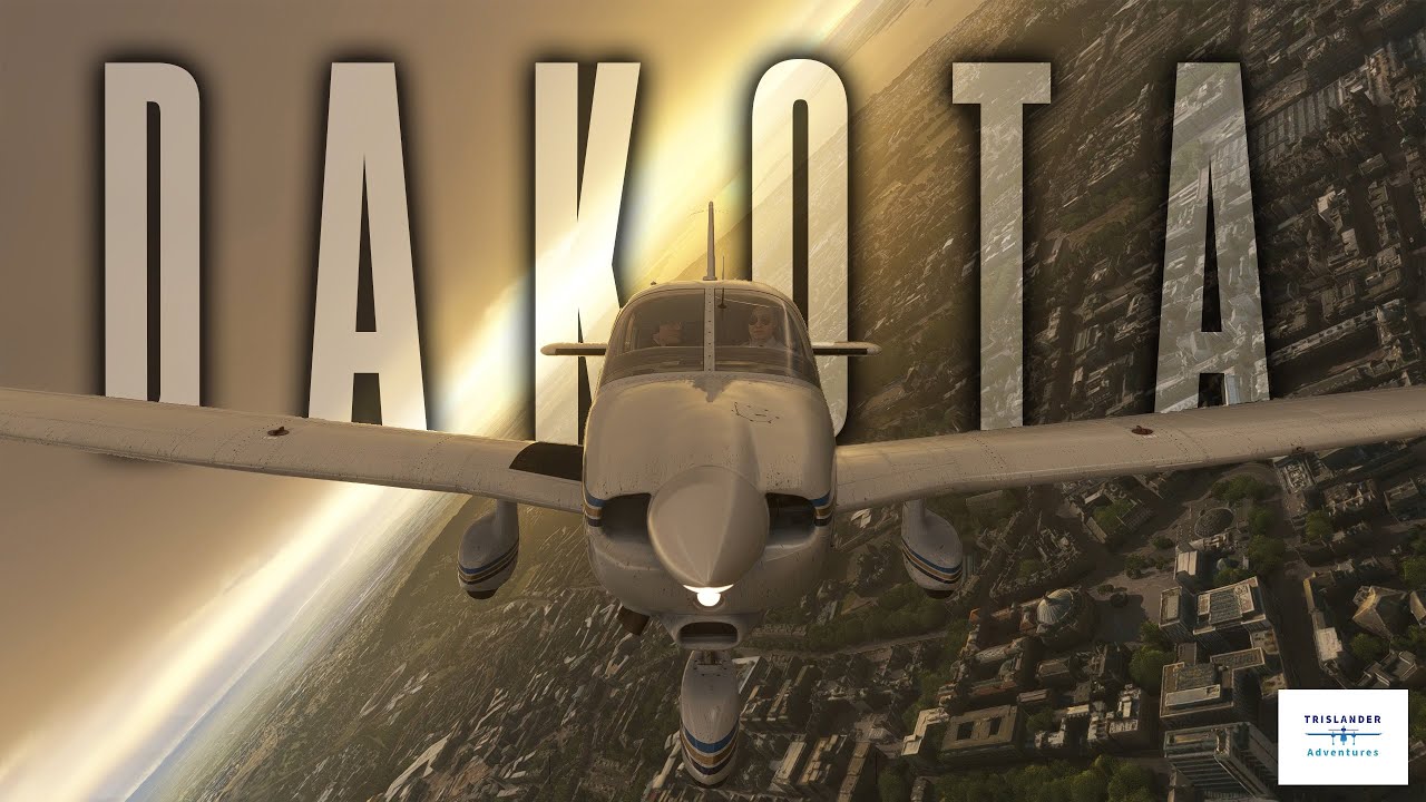 Amazing Asobo/Carenado Dakota flight VFR on VATSIM
