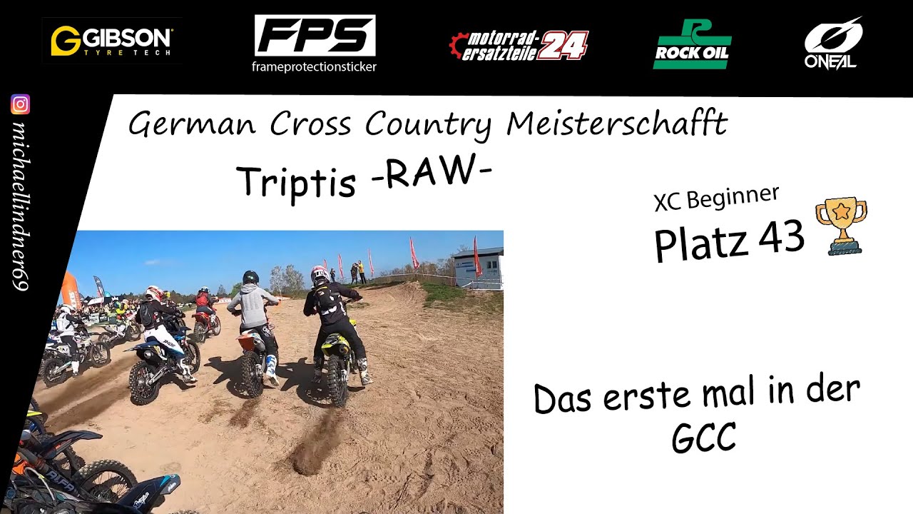 GCC Triptis 2022 Recap | Klasse - Beginner | Beta 300 RR | German Cross Country
