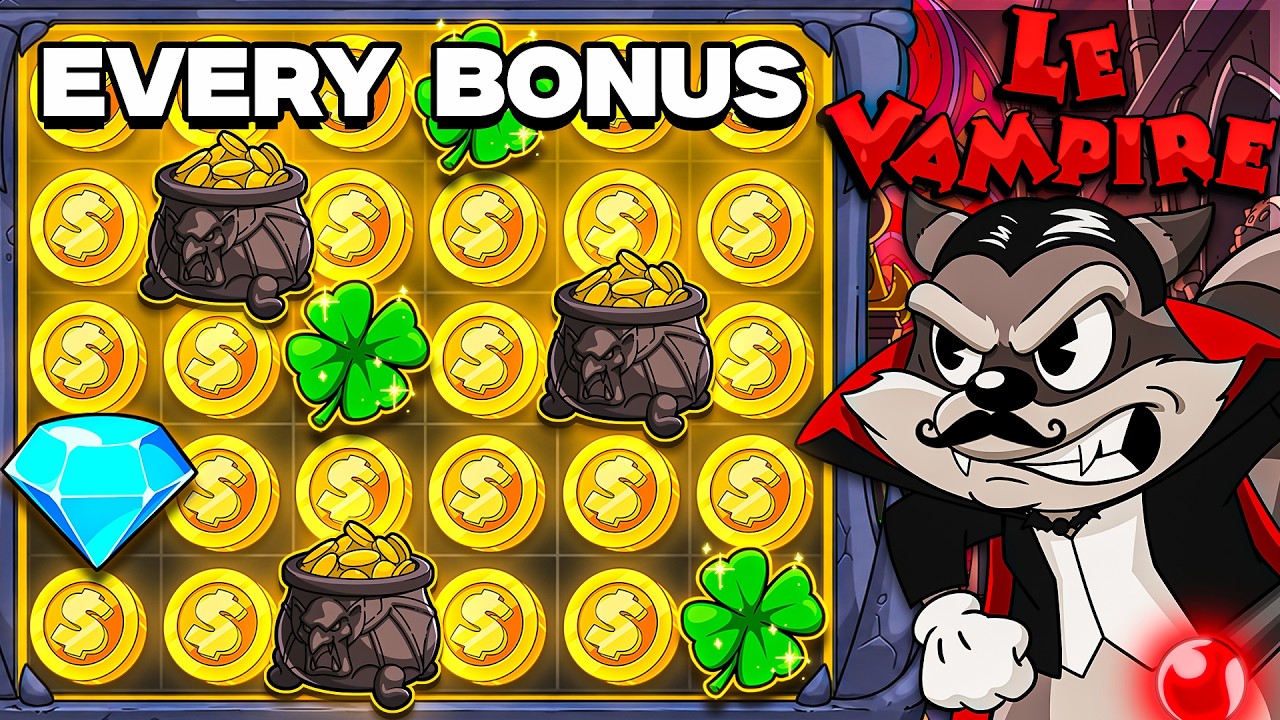 Покупаю ВСЕ БОНУСЫ + ФУНКЦИИ в игровом автомате LE VAMPIRE!!
