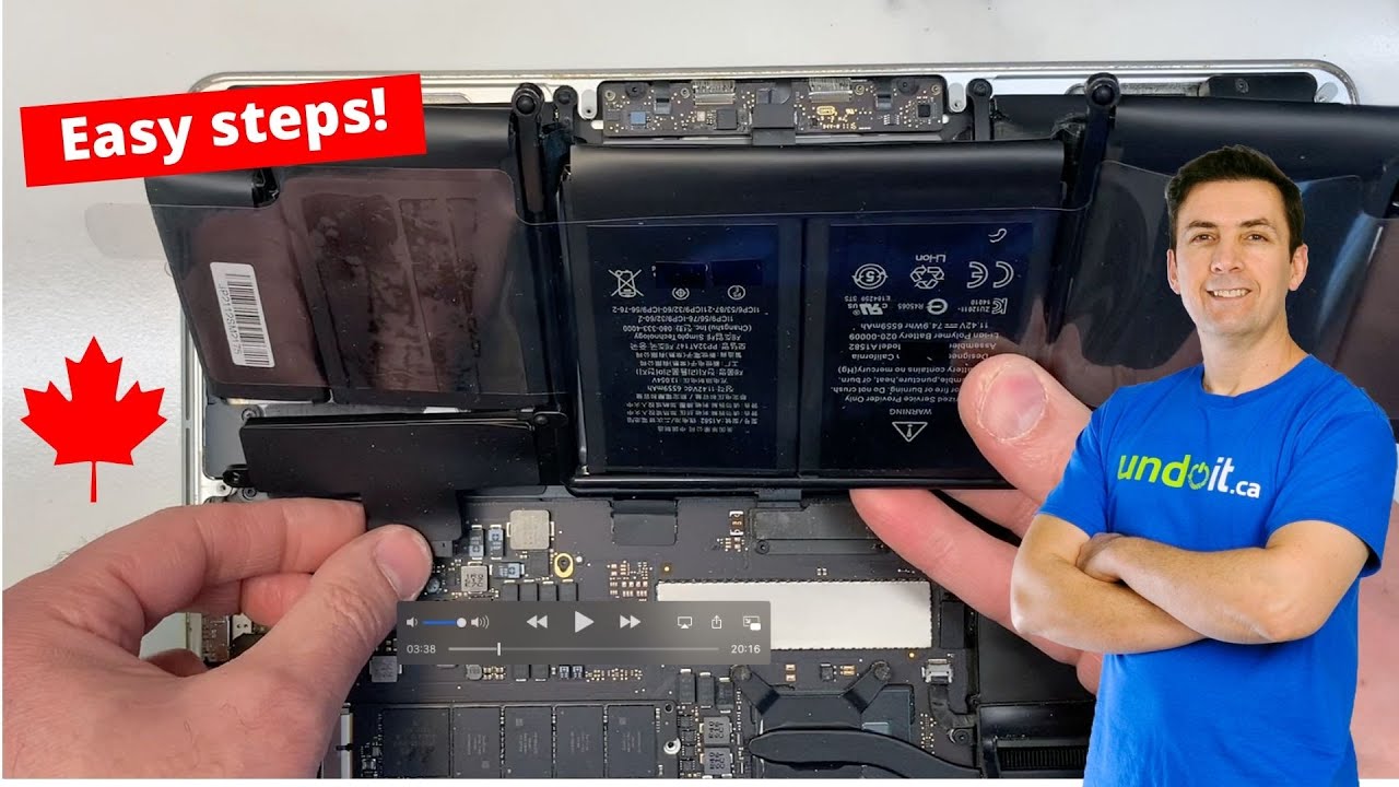 🇨🇦 REPLACING BATTERY ON MACBOOK 13