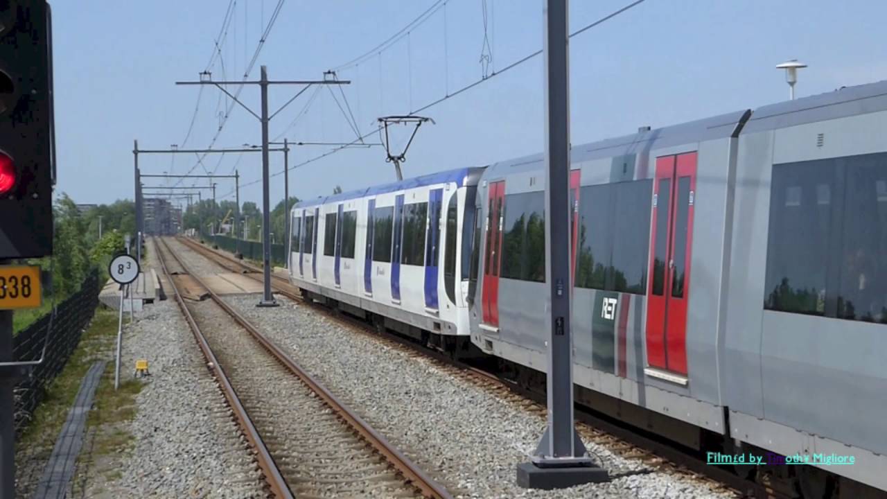 Line E: RandstadRail in Hague/Rotterdam, Netherlands 2016