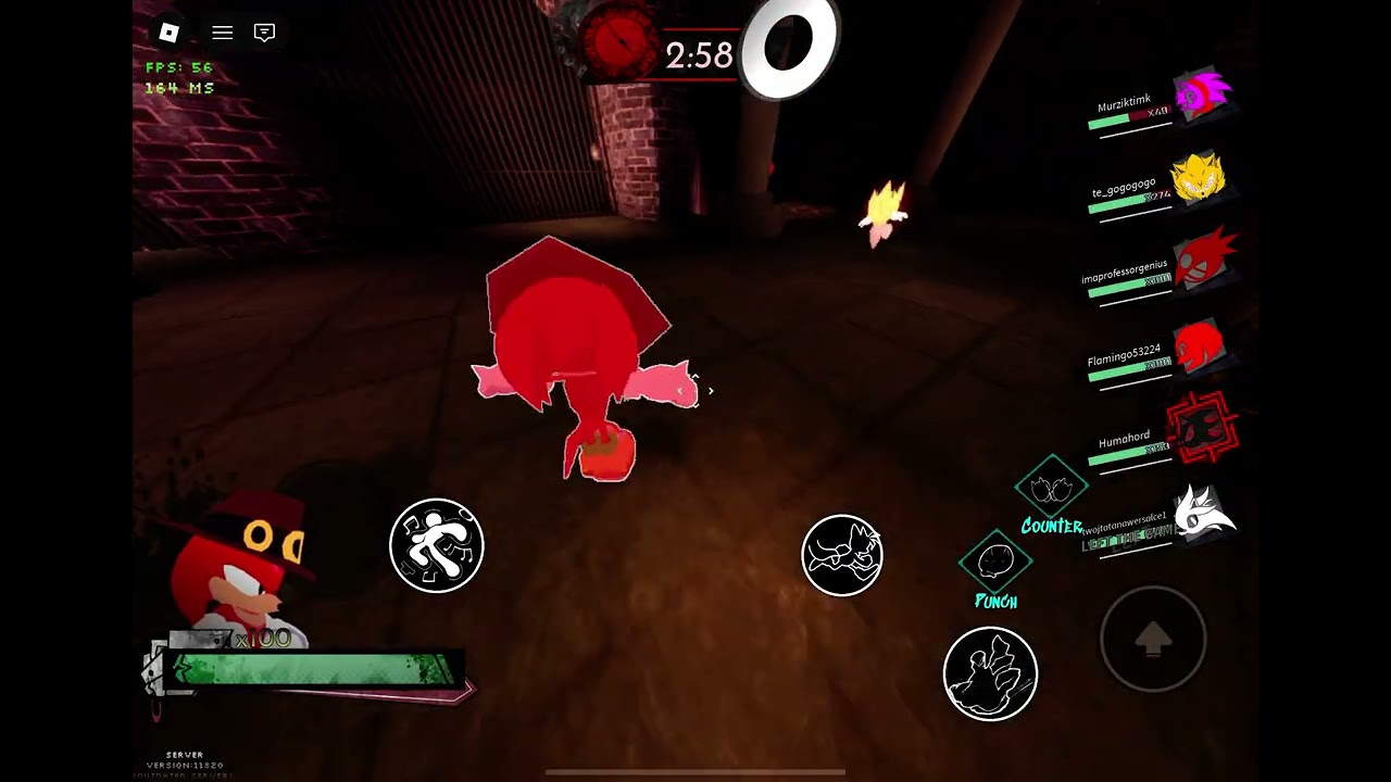 The knuckles gameplay (I didint chuckle)