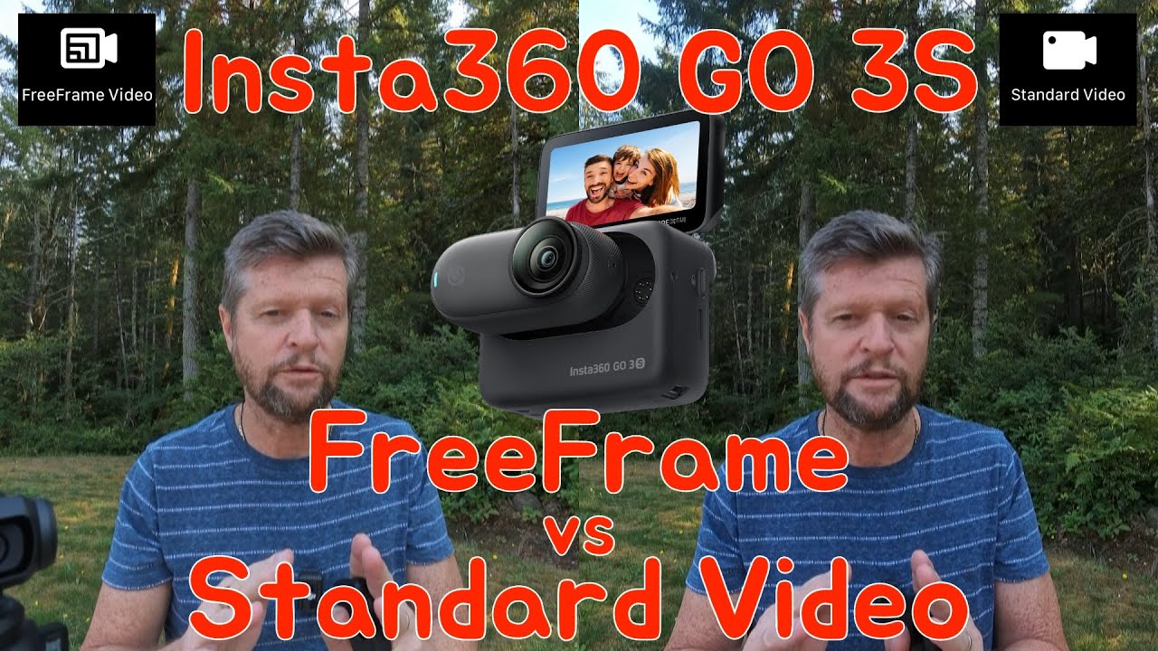 Insta360 GO 3S: FreeFrame против стандартного видео