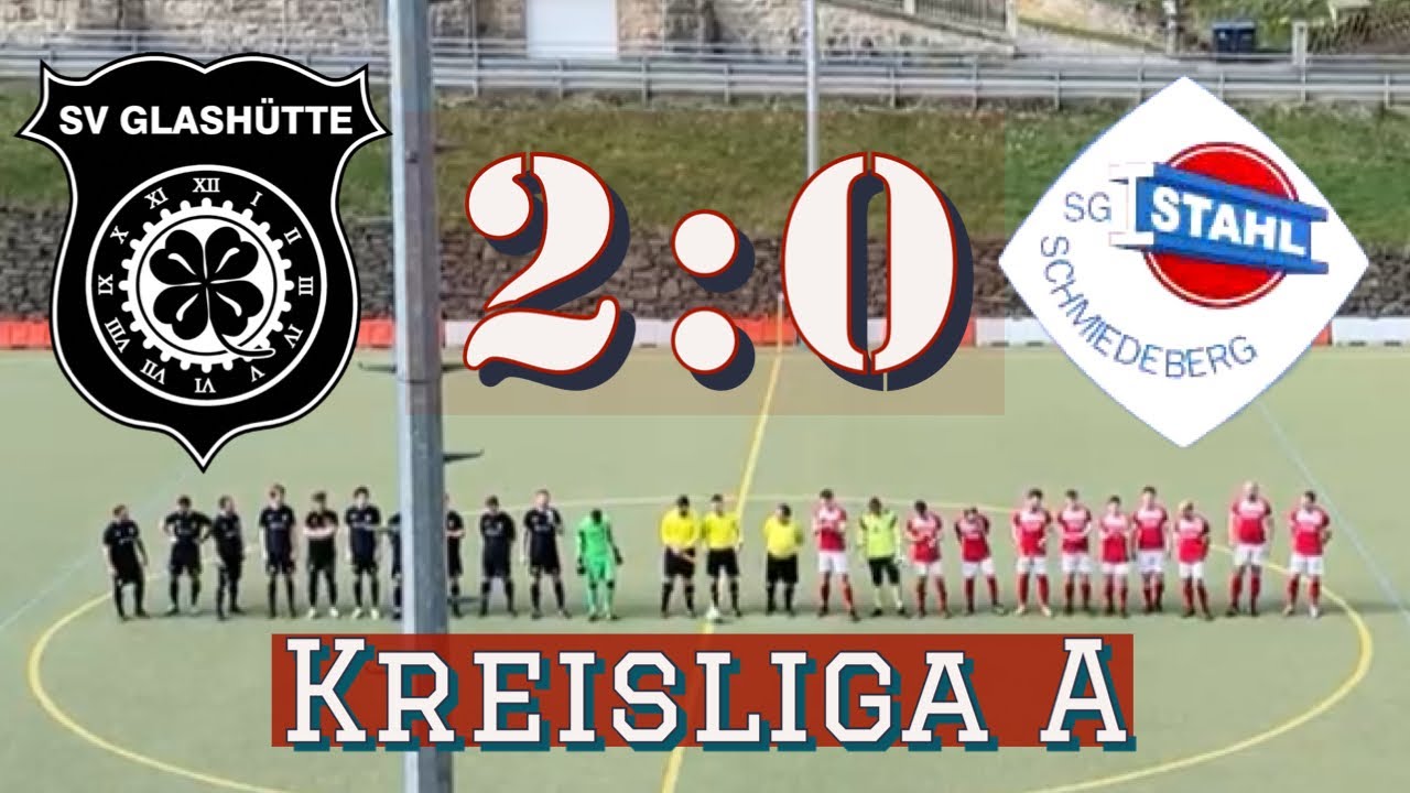 SV Glash&uuml;tte vs. Stahl Schmiedeberg 🔥Kreisliga A ⚽️ 1.4.2023 | Highlights #svgfamilie 🖤🤍