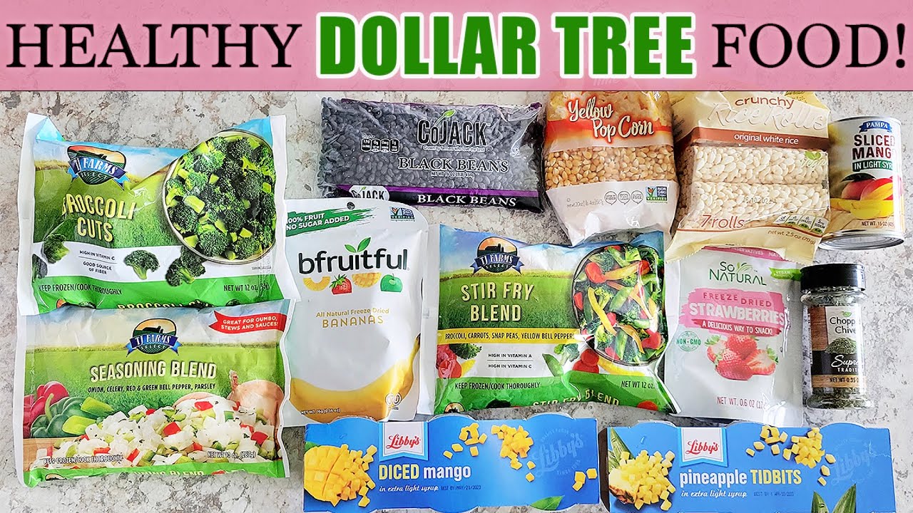 Surprising Healthy Dollar Tree Food Haul!