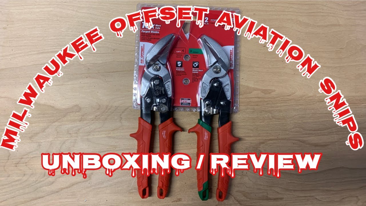 Milwaukee Offset Aviation Snips