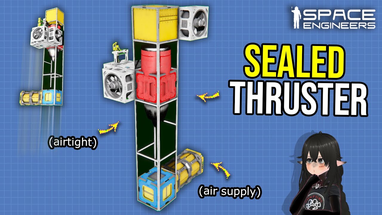Can Thruster Work Anywhere if we Give it Air Test, Space Engineers