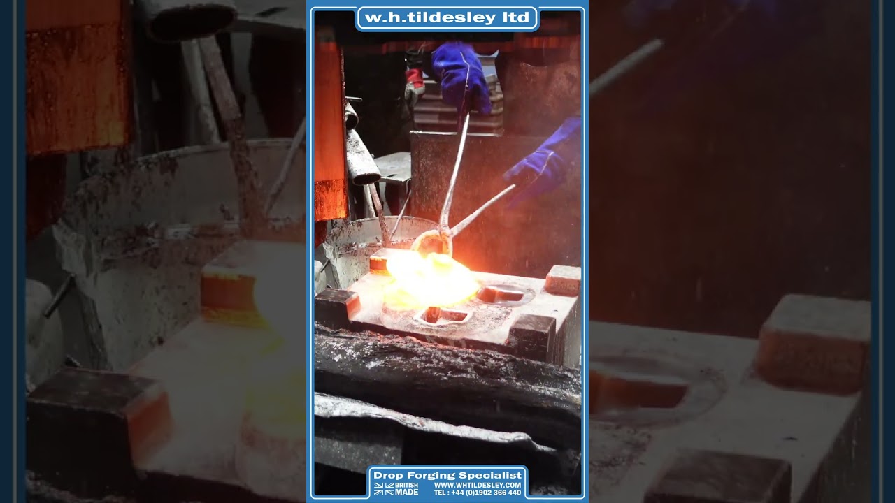 Drop Forging Process - W.H.Tildesley Ltd - EST.1874 - G684 #shorts #forging