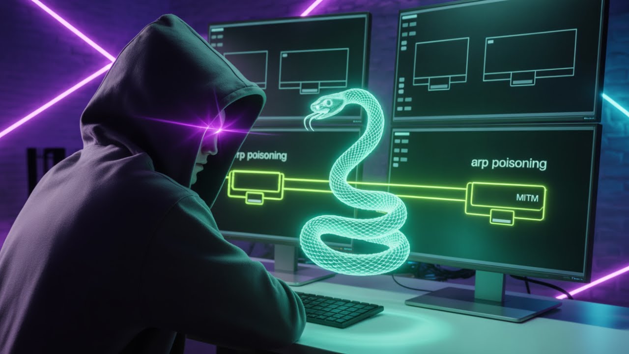 ARP Poisoning Attack &ndash; Spoofing & Sniffing Passwords (Advanced MITM)