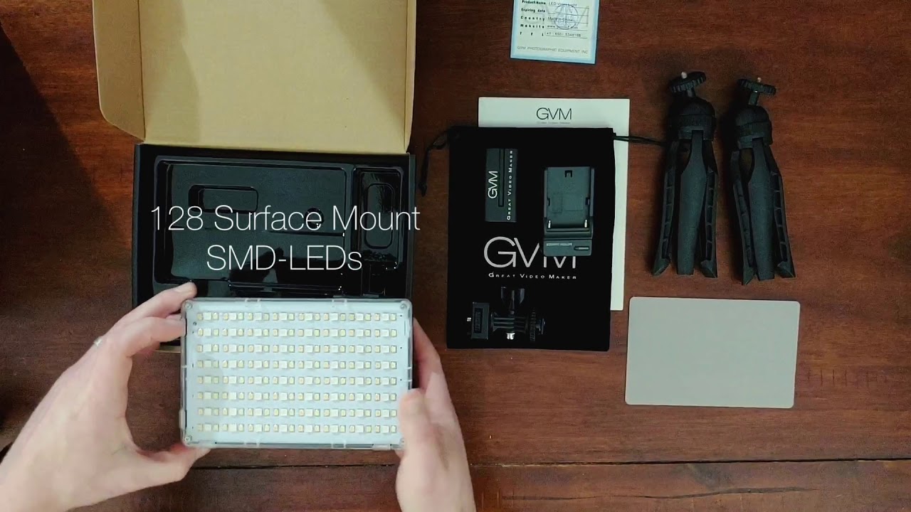 [GEAR TALK] GVM 10S RGB Light Set Unboxing