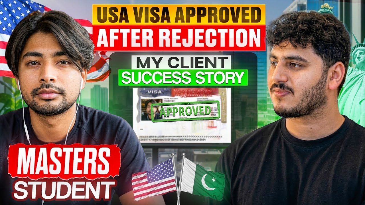 USA F1 VISA Approved 🇺🇸✅ From Rejection ❌ to USA Visa 🇺🇸 + $15K Scholarship -My Client Success Story