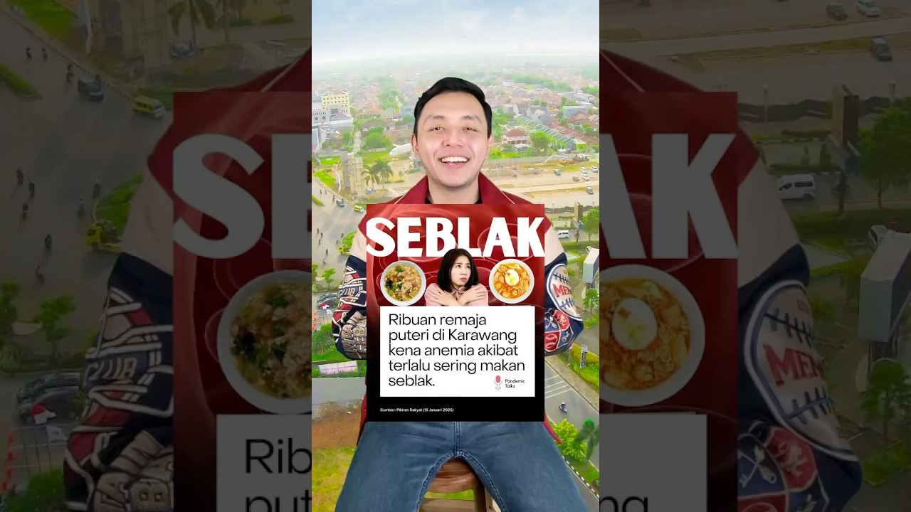 Cewek-cewek Karawang kena anemia karena sering makan SEBLAK? #shorts