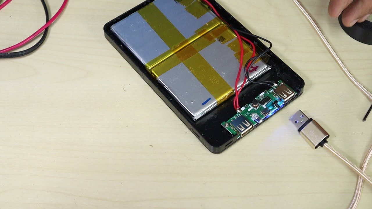 เปลี่ยนแผงวงจร Power Bank (Replace Power bank circuit board)