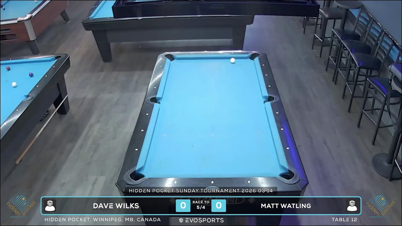 DAVE WILKS vs MATT WATLING - HIDDEN POCKET - TABLE 12 | EvoSports