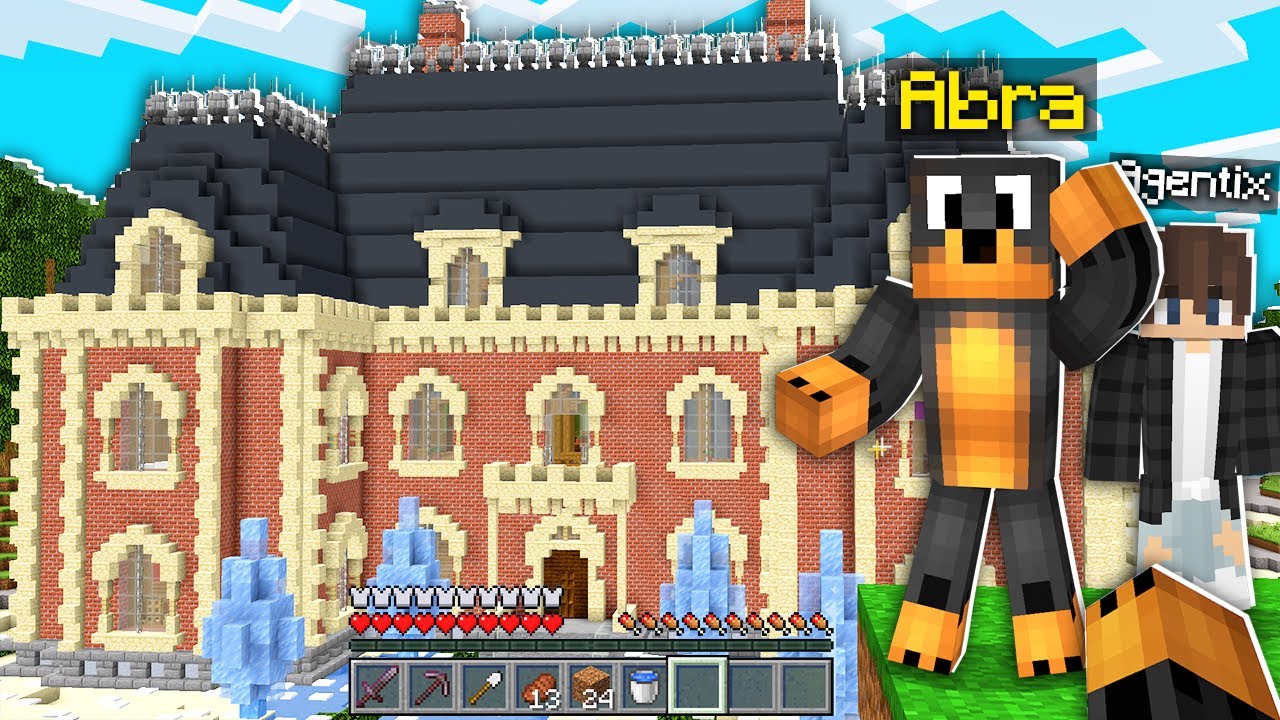 MOJA REAKCJA na NOWY DOM AGENTIX w Minecraft! (spalę go? 😂)