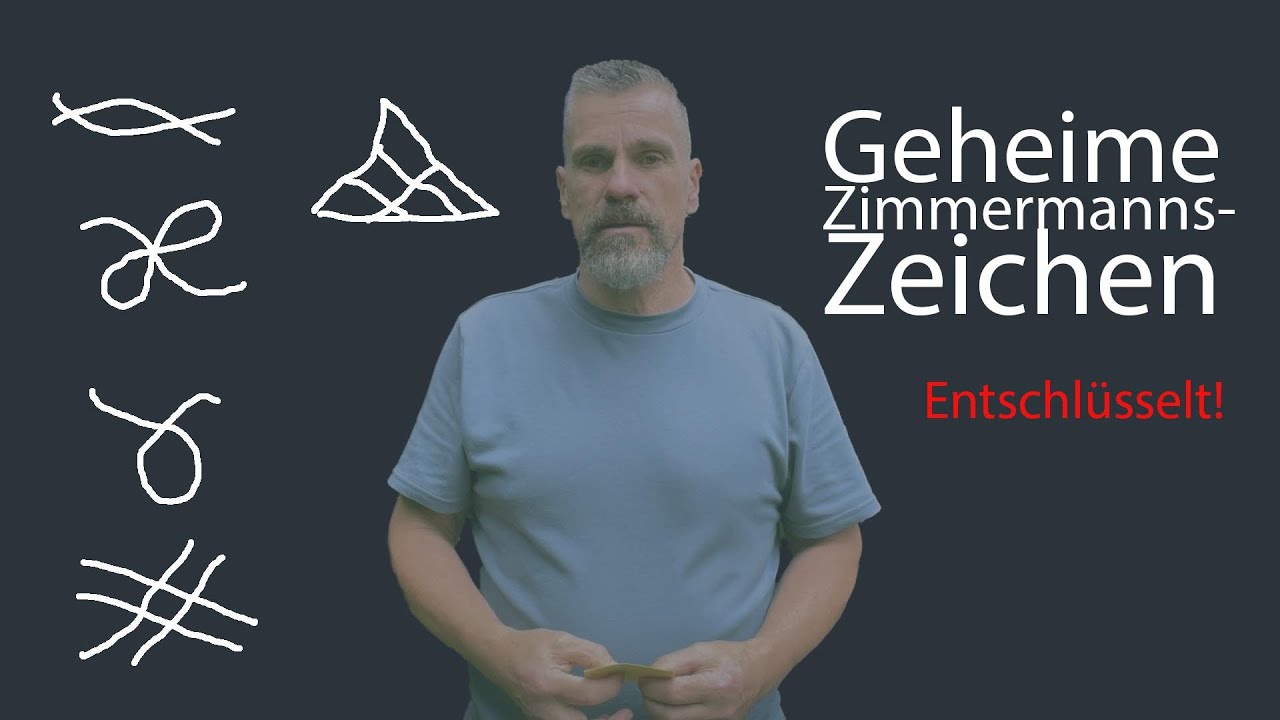 Geheime Zimmermannszeichen im alten Dachstuhl aufgedeckt!