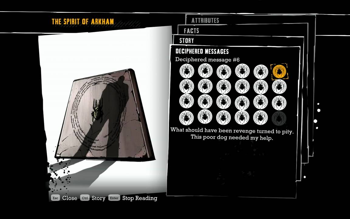 «Batman: Arkham Asylum», все озвученные сообщения из Spirit of Arkham, часть 1\2
