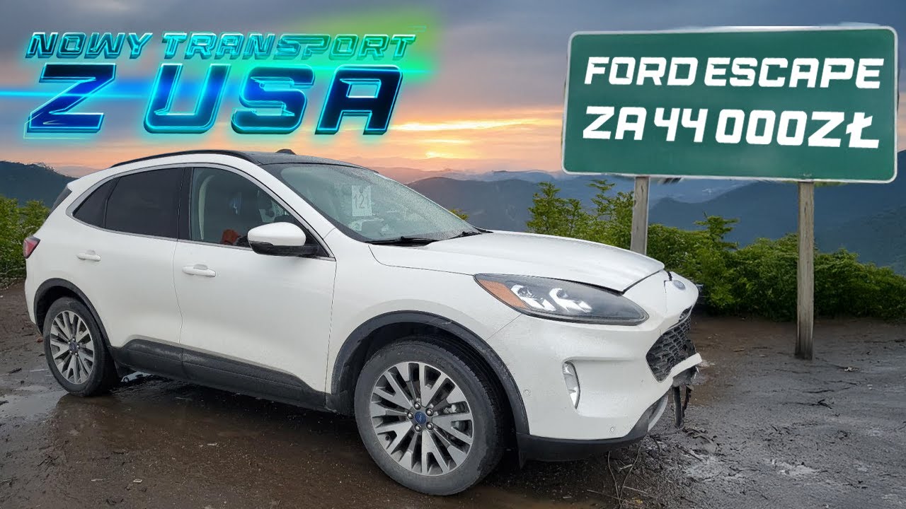 2020 FORD ESCAPE TITANIUM, kupione za 44k PLN, BMW X3, X4 z USA