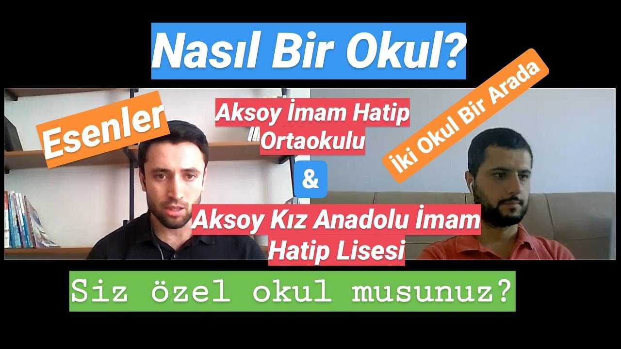 NASIL BİR OKUL? / AKSOY İMAM HATİP ORTAOKULU & AKSOY KIZ ANADOLU İMAM HATİP LİSESİ