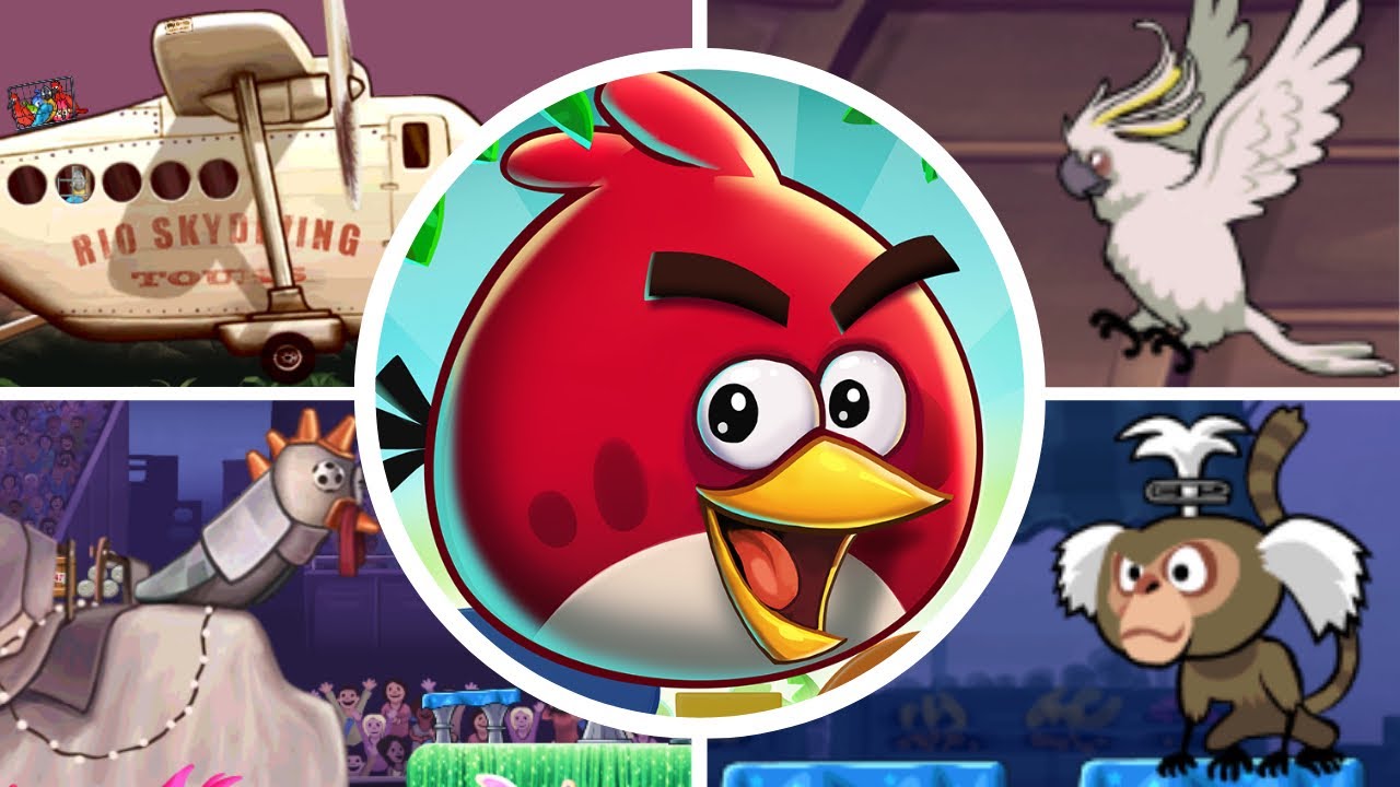 Angry Birds Rio HD (Versão 1.8.0) - All Bosses (Luta dos Bosses)