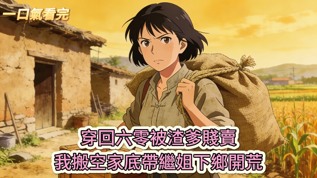 完结小说💕《帶空間穿年代：鹹魚少女開大了》穿回六零被渣爹賤賣，我搬空家底帶繼姐下鄉開荒#推文 #小说 #悠悠书屋