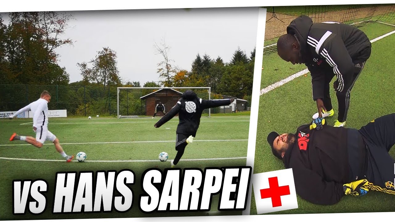 Die LUSTIGSTE FU&szlig;BALL CHALLENGE auf YOUTUBE vs. HANS SARPEI - Metis Verletzung! PMTV