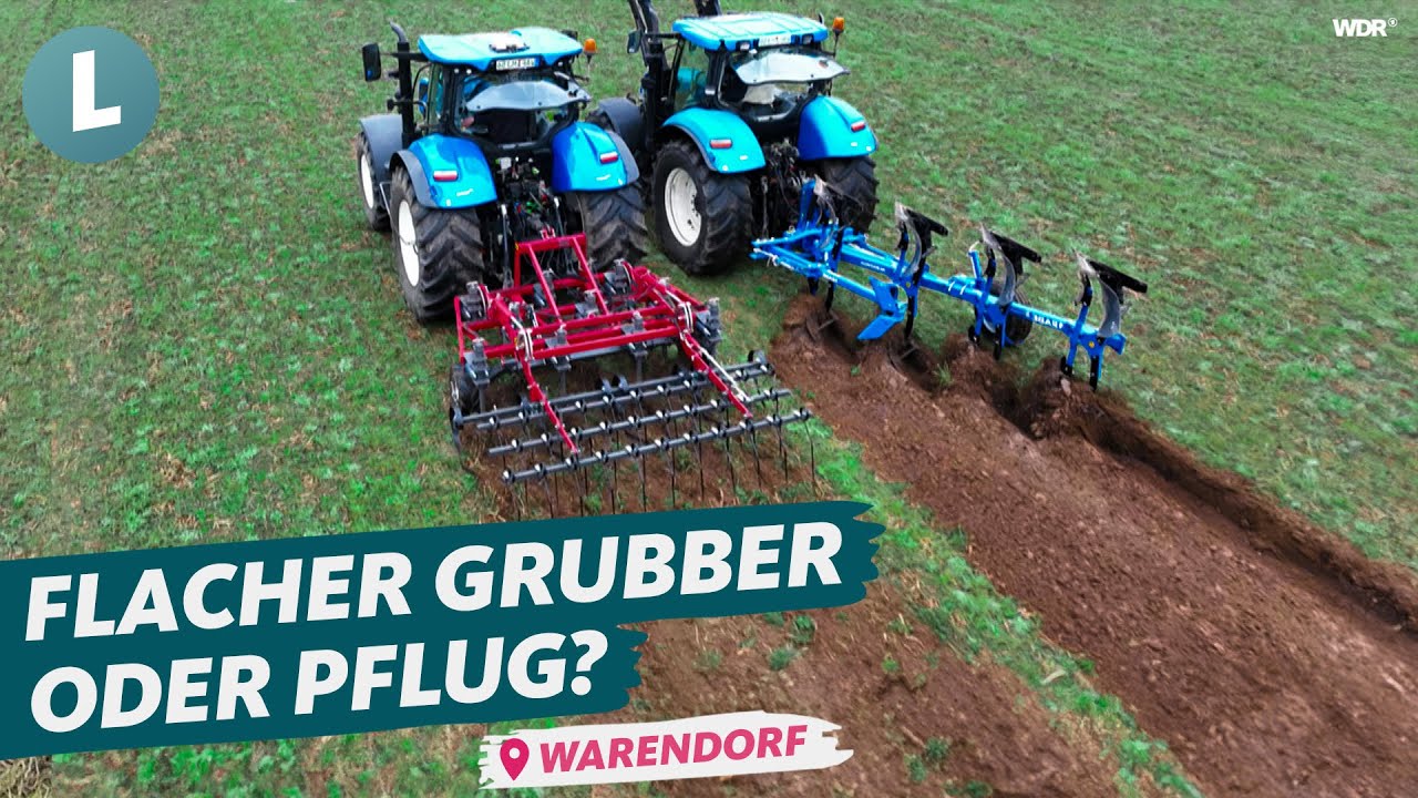 Ultraflache Bodenbearbeitung: Alternative zum Pflug? | WDR Lokalzeit Land.Schafft.