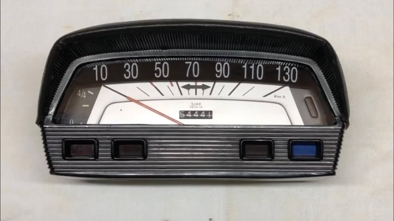 FIAT 600 R/S - TABLERO. Cambio Acrílico, Luz Led y Tapizado