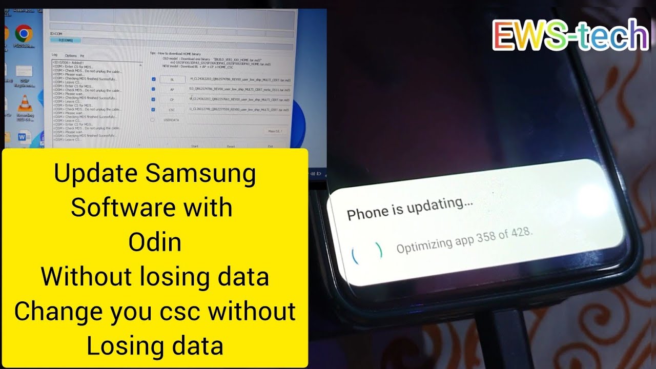 Прошить любой Samsung без потери данных через Odin | Изменить CSC Samsung без потери данных | Gal...