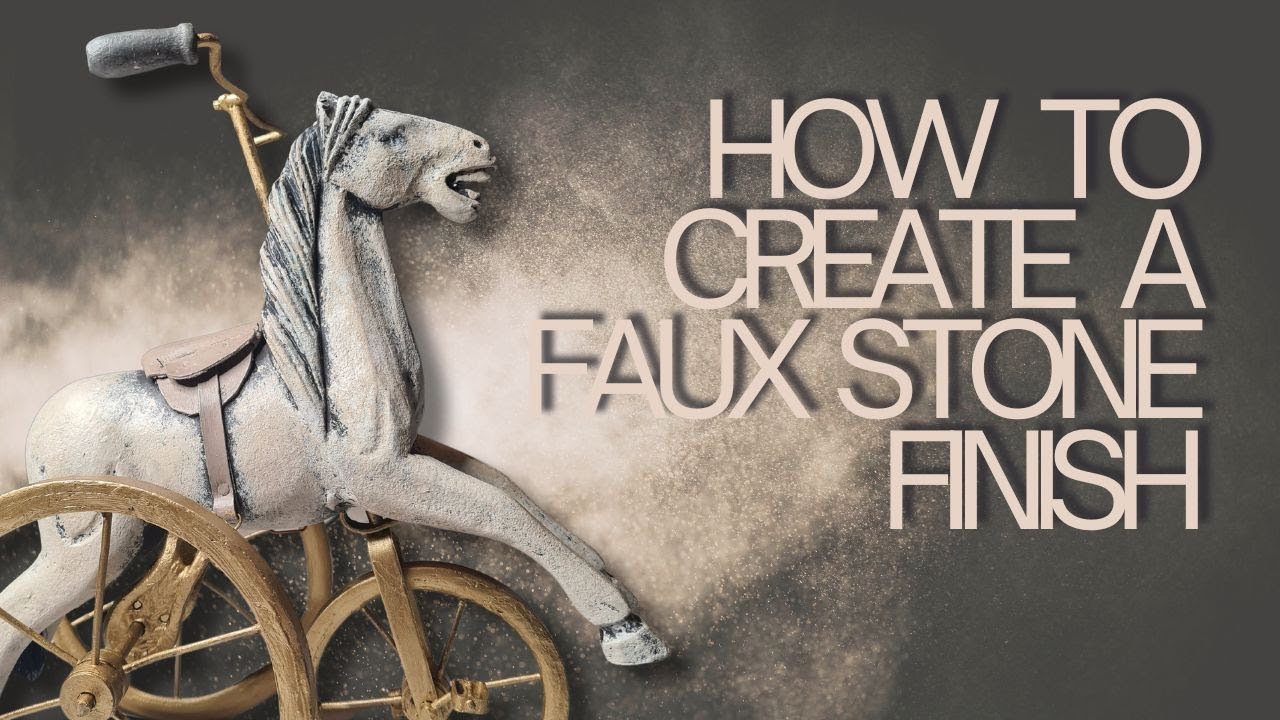 How to create a faux stone effect with chalk paint