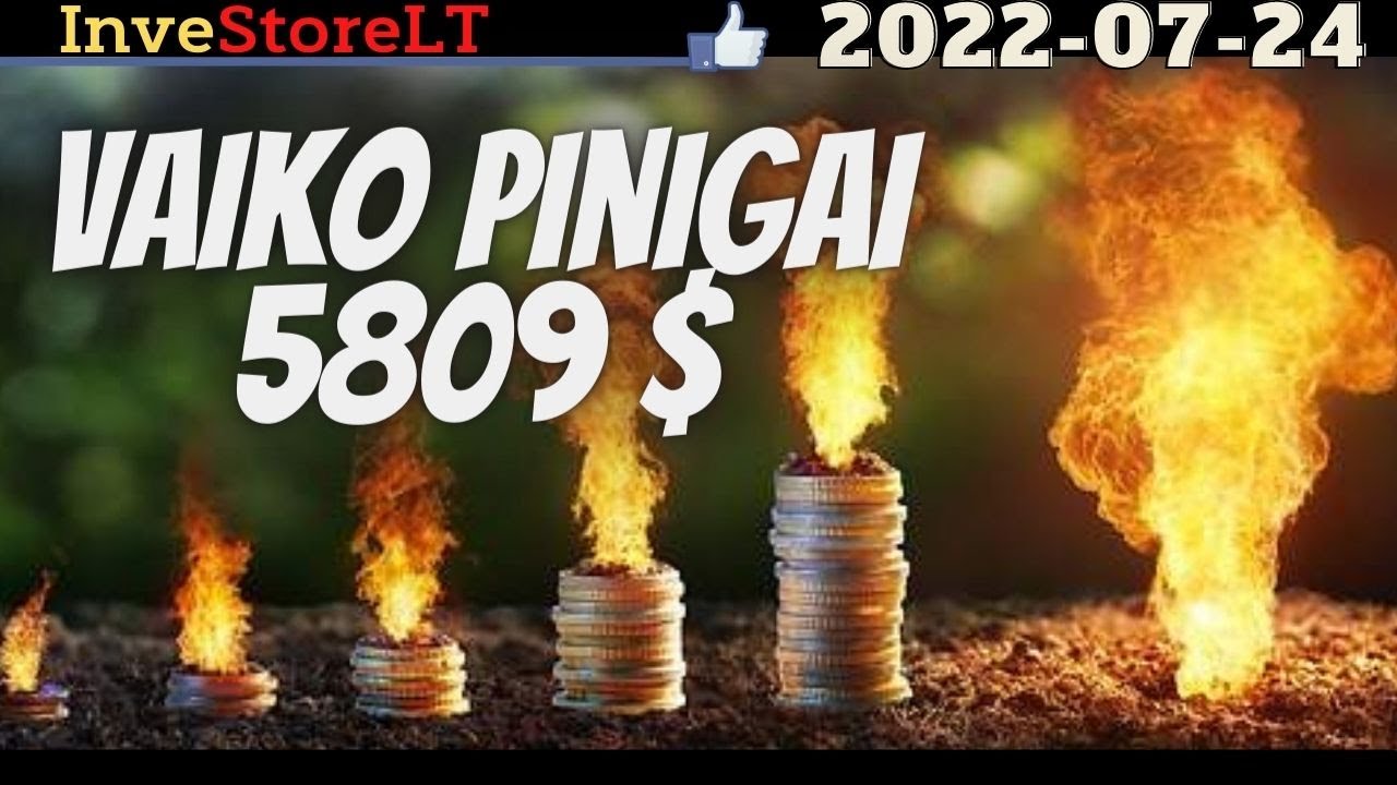 👶 Vaiko pinigai. Investavimas į JAV akciju rinka, revolut | Infliacija | Idėjos