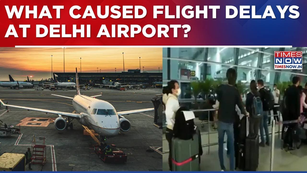 Major Crisis At Delhi Airport, 100+ Flights Delayed Due To Air Traffic Control Glitch| Breaking News