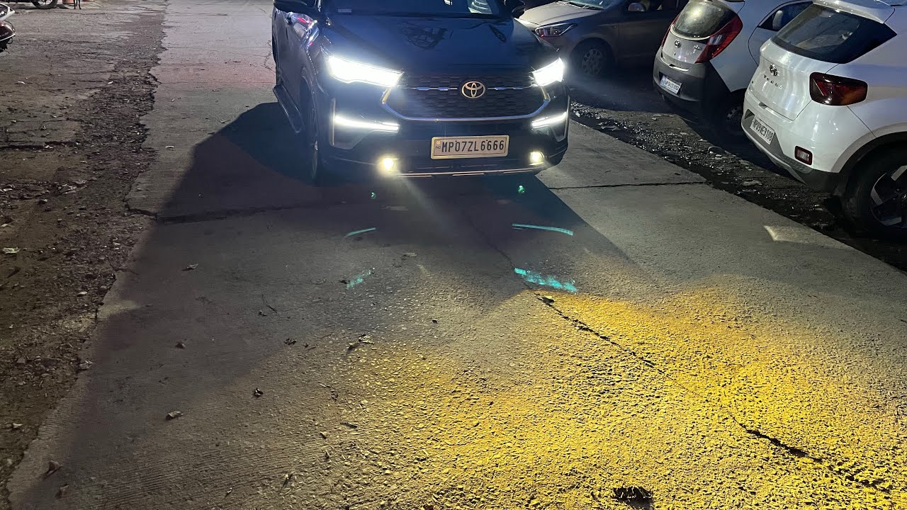 Aozoom Fog Light for Innova Hycross || 2 inch projector solves the light problem in Innova Hycross