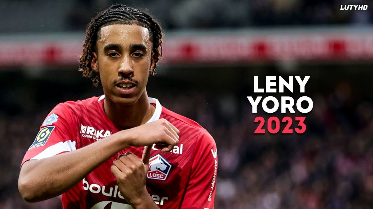 Leny Yoro 2023/24 - Defensive Skills, Tackles & Goals | HD