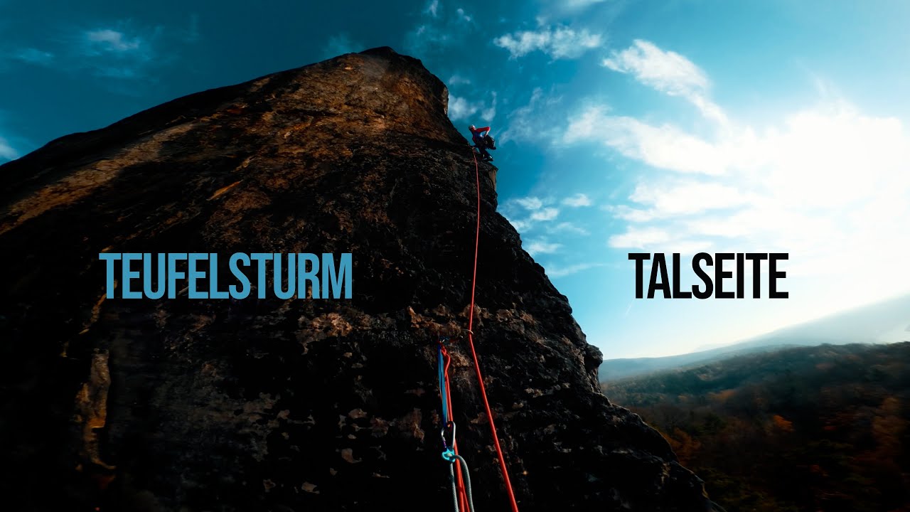 Teufelsturm Talseite VIIIa (VIIIb) | Klettern in der Sächsischen Schweiz